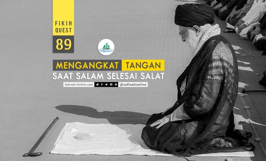 Tangan, Salam, Salat
