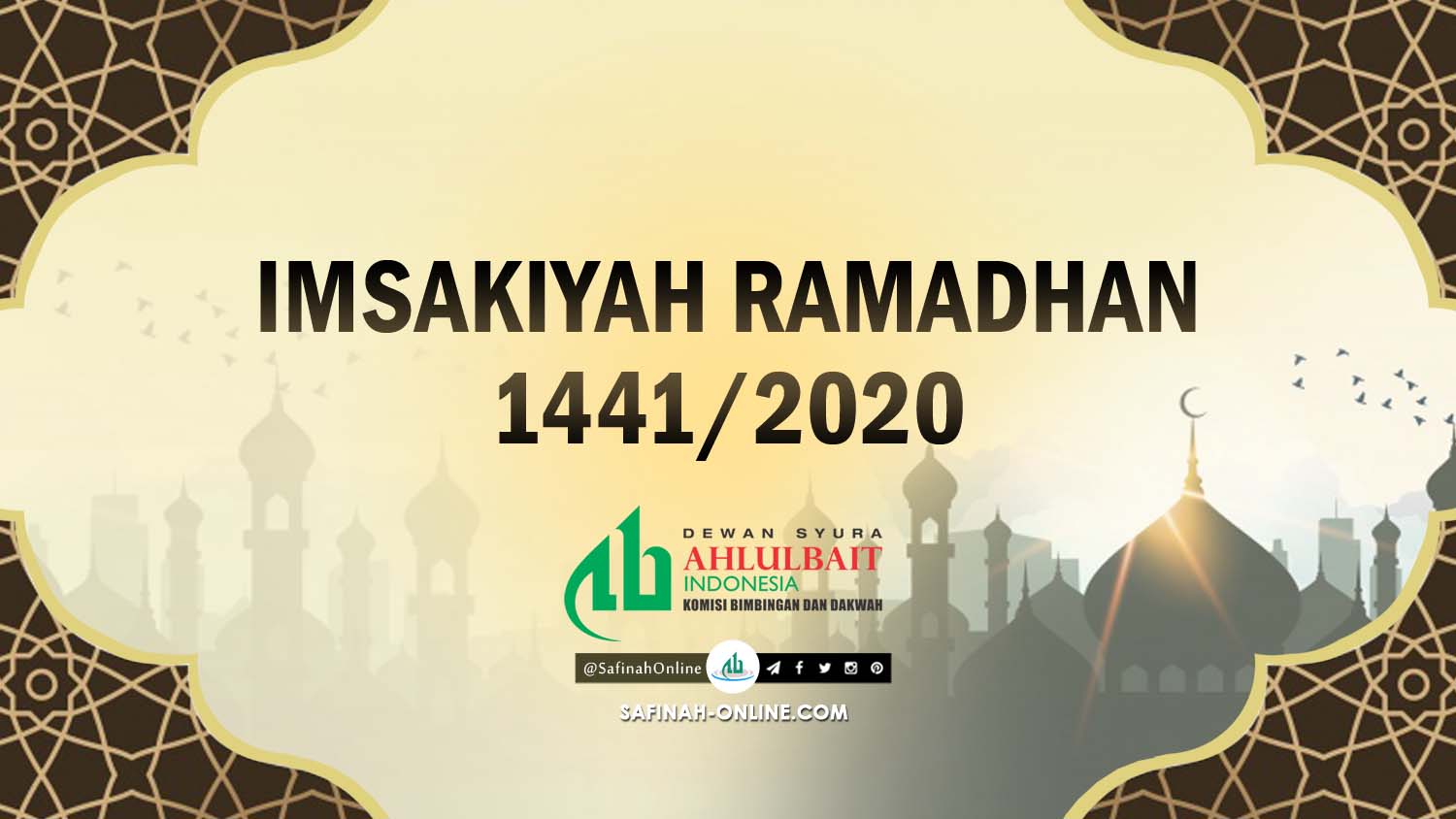 Jadwal, Imsakiyah, Ramadhan 1441